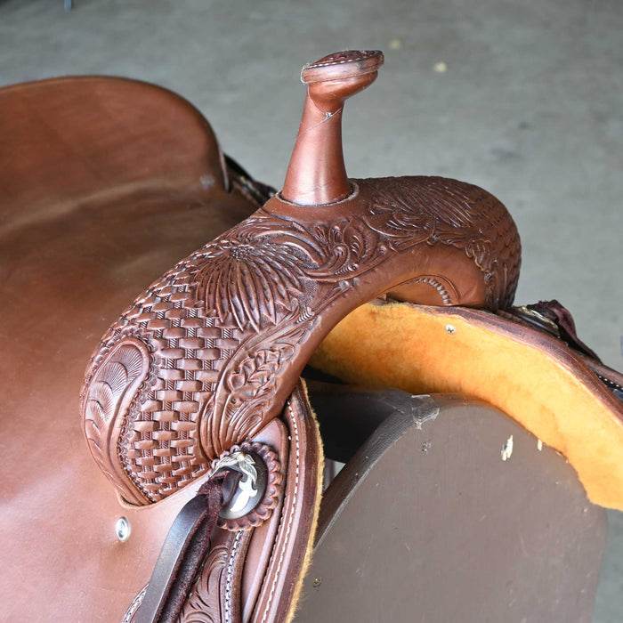 16.5" JEFF SMITH BUSTER WELCH CUTTING SADDLE