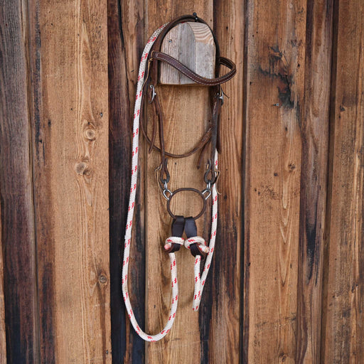 Cow Horse Supply Ring Bit with Ship Rope Reins 4153 Tack - Rigs MISC