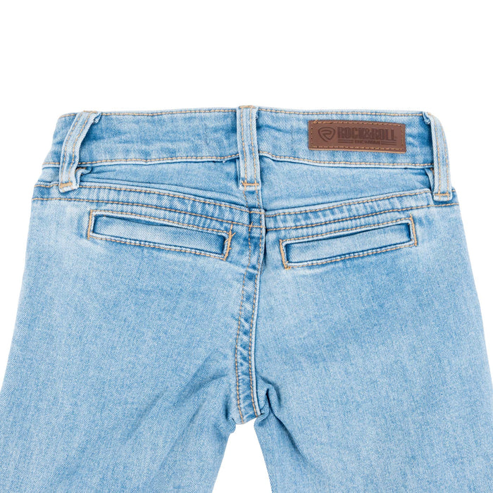 Rock & Roll Denim Girl's Patch Pocket Bootcut Jean KIDS - Girls - Clothing - Jeans Panhandle