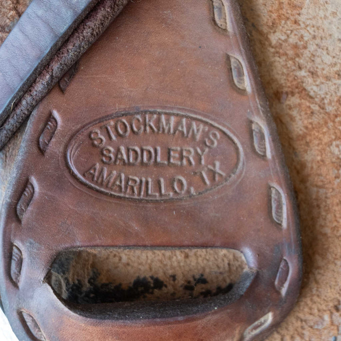16" USED STOCKMAN'S RANCH SADDLE