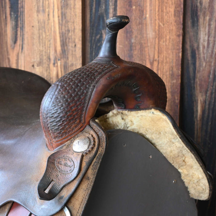 17.5" USED TIM PILAND CUTTING SADDLE