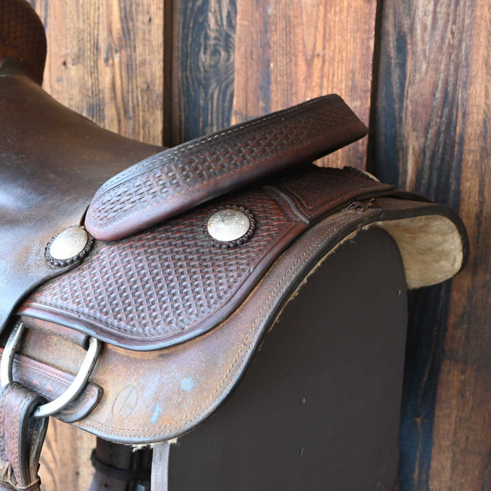 17.5" USED TIM PILAND CUTTING SADDLE