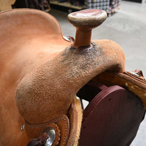 14.5" USED JEFF SMITH ROPING SADDLE