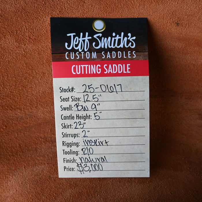 12.5" JEFF SMITH BUSTER WELCH CUTTING SADDLE