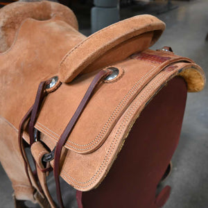 14.5" USED JEFF SMITH ROPING SADDLE