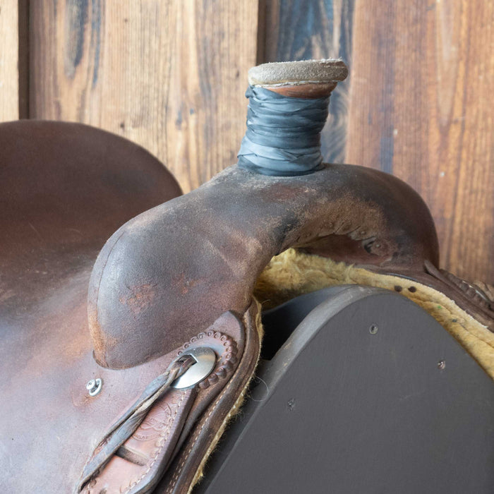 14" USED TESKEY'S RANCH SADDLE
