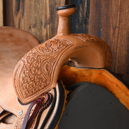 15.5" TESKEY'S PRO CUTTER RANCH CUTTER SADDLE Saddles - New Teskey's Saddlery