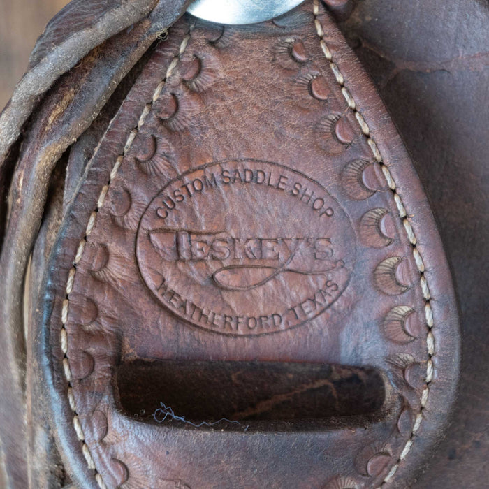 14" USED TESKEY'S RANCH SADDLE