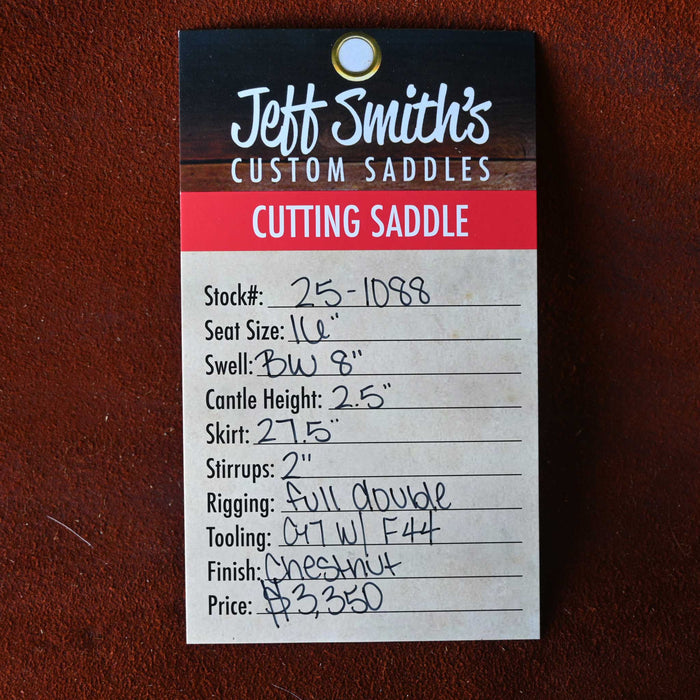 16" JEFF SMITH BUSTER WELCH CUTTING SADDLE
