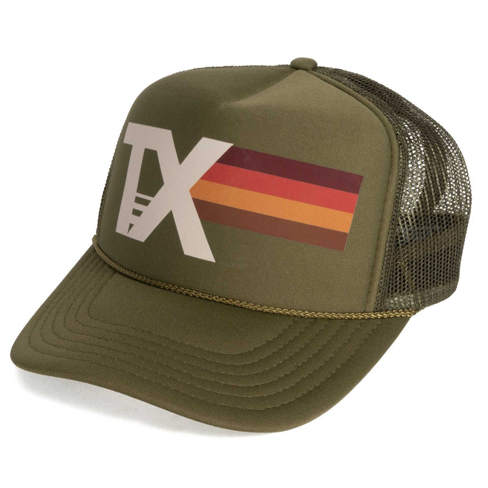 TX State Olive Trucker Hat