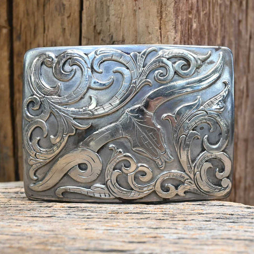 Handmade Kamphaus Long Horn Belt Buckle ACCESSORIES - Additional Accessories - Buckles Kamphaus