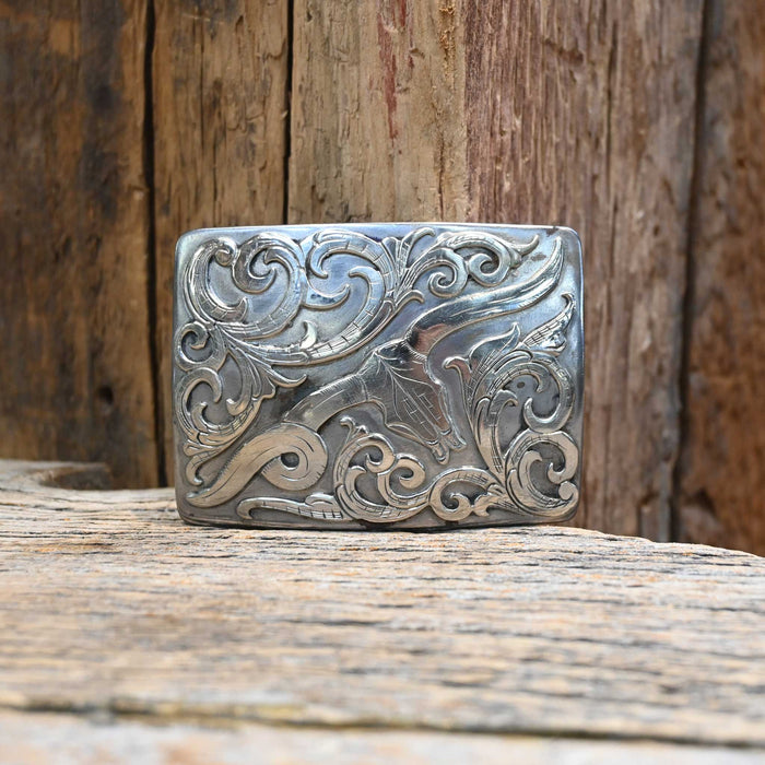 Handmade Kamphaus Long Horn Belt Buckle ACCESSORIES - Additional Accessories - Buckles Kamphaus
