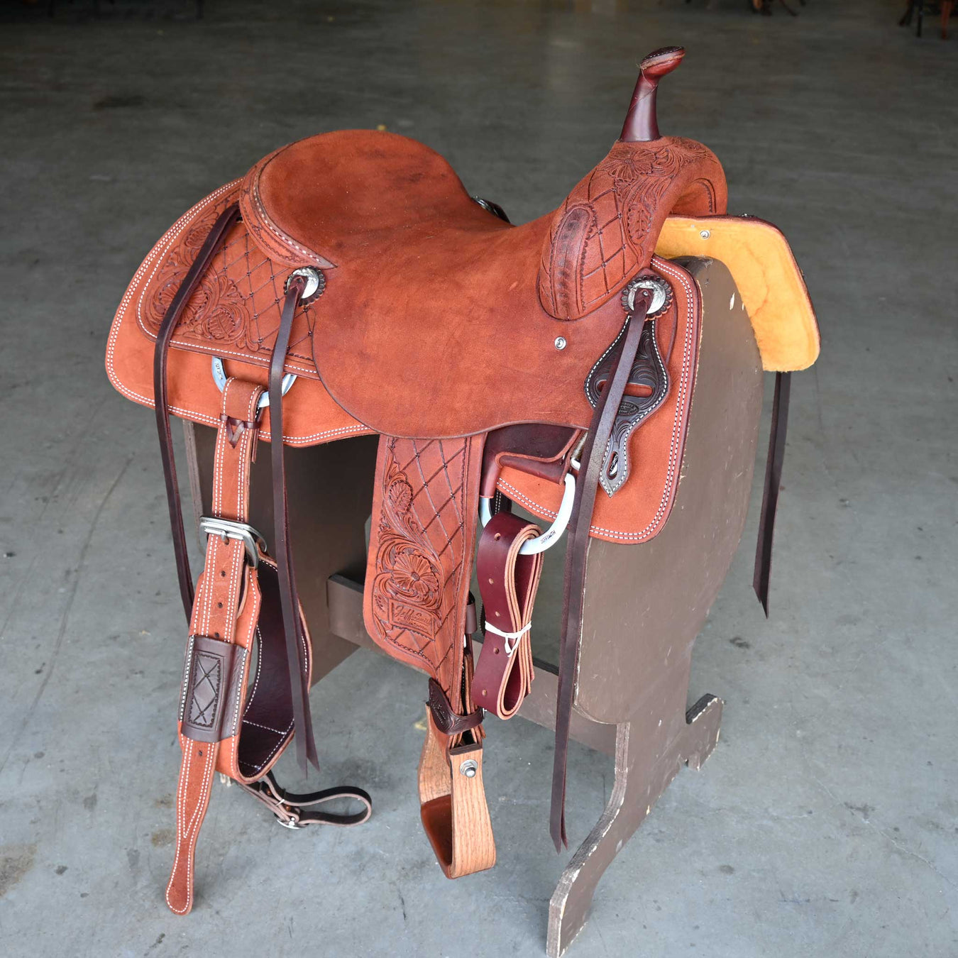 16" JEFF SMITH BUSTER WELCH CUTTING SADDLE Saddles - New Jeff Smith