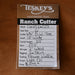 16" TESKEY'S RANCH CUTTER SADDLE Saddles - New Teskey's Saddlery