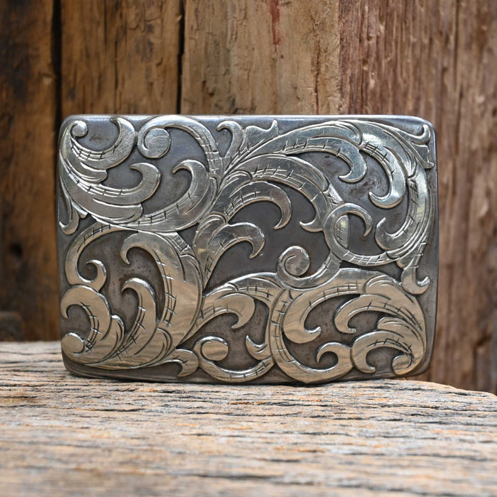 Handmade Silver Mounted Buckle by KAMPHAUS