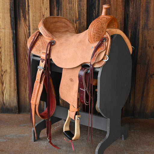 16" TESKEY'S RANCH CUTTER SADDLE Saddles - New Teskey's Saddlery
