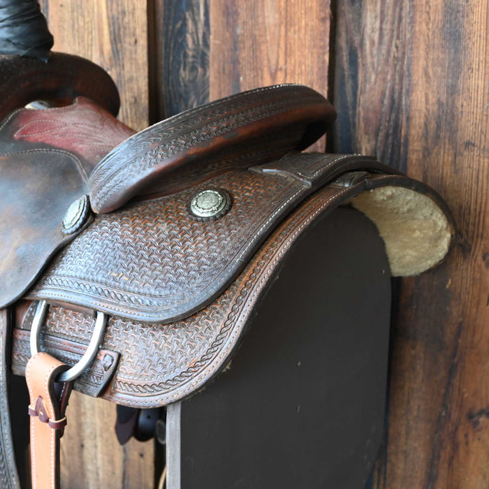 13.5" USED COATS TEAM ROPING SADDLE