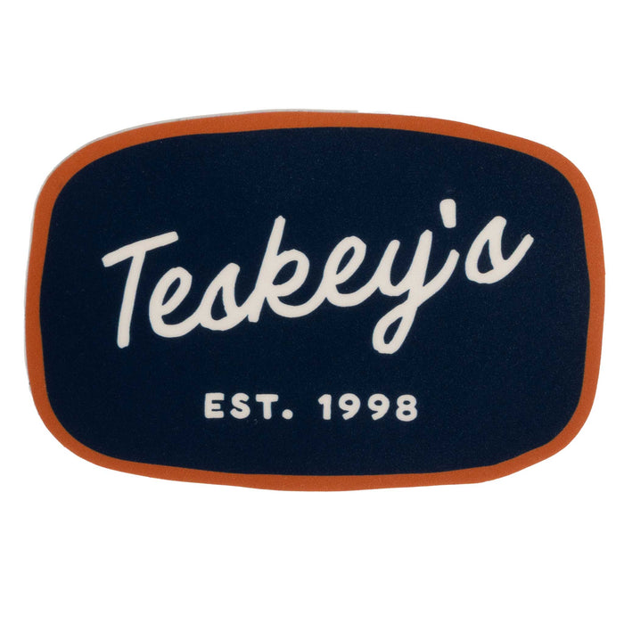 Teskey's Script Sticker