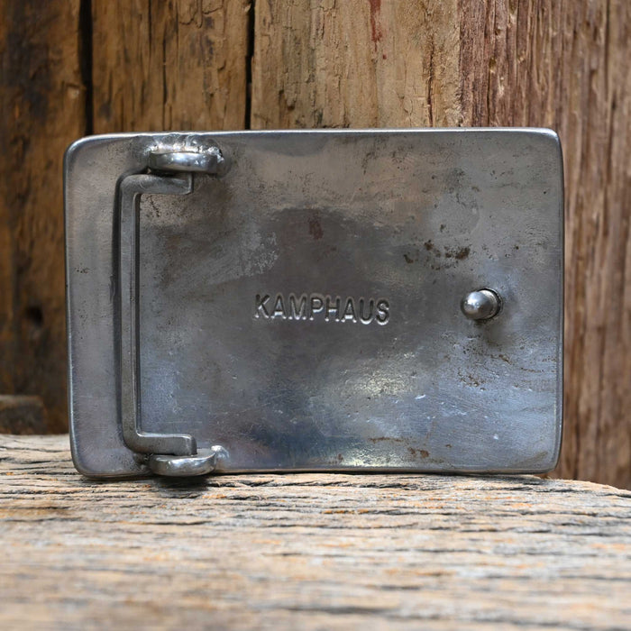 Handmade Silver Mounted Buckle by KAMPHAUS
