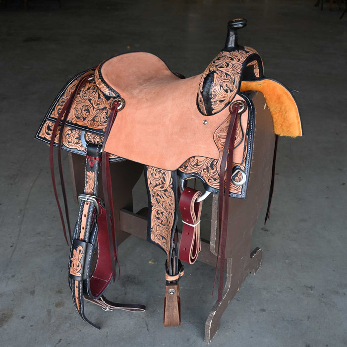 15.5" JEFF SMITH BUSTER WELCH RANCH CUTTER SADDLE