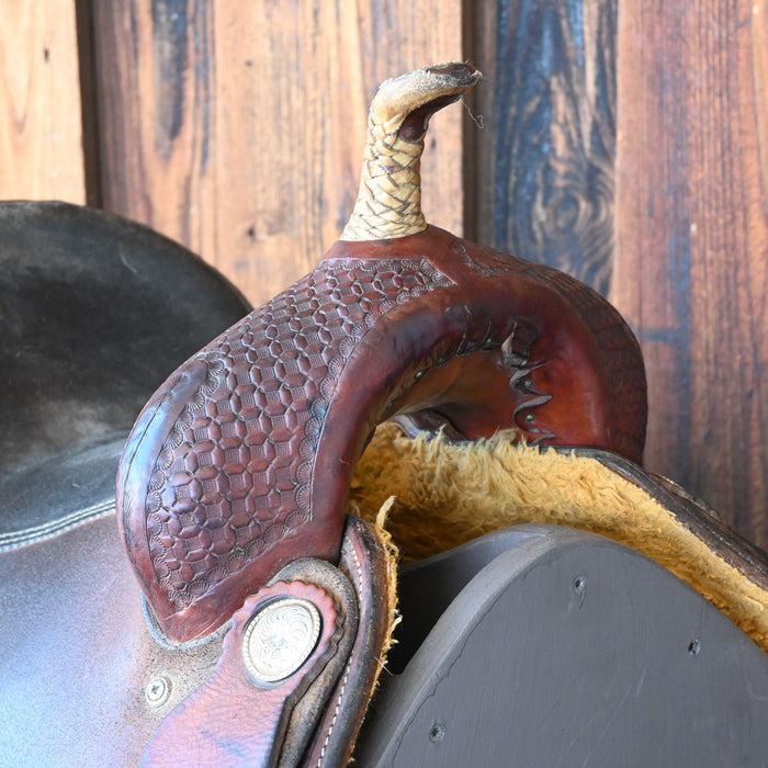 13" USED FOUR T BARREL SADDLE