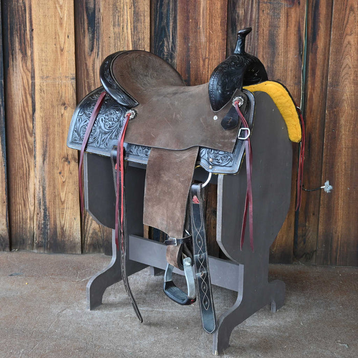 17" USED ROYAL KING BARREL SADDLE