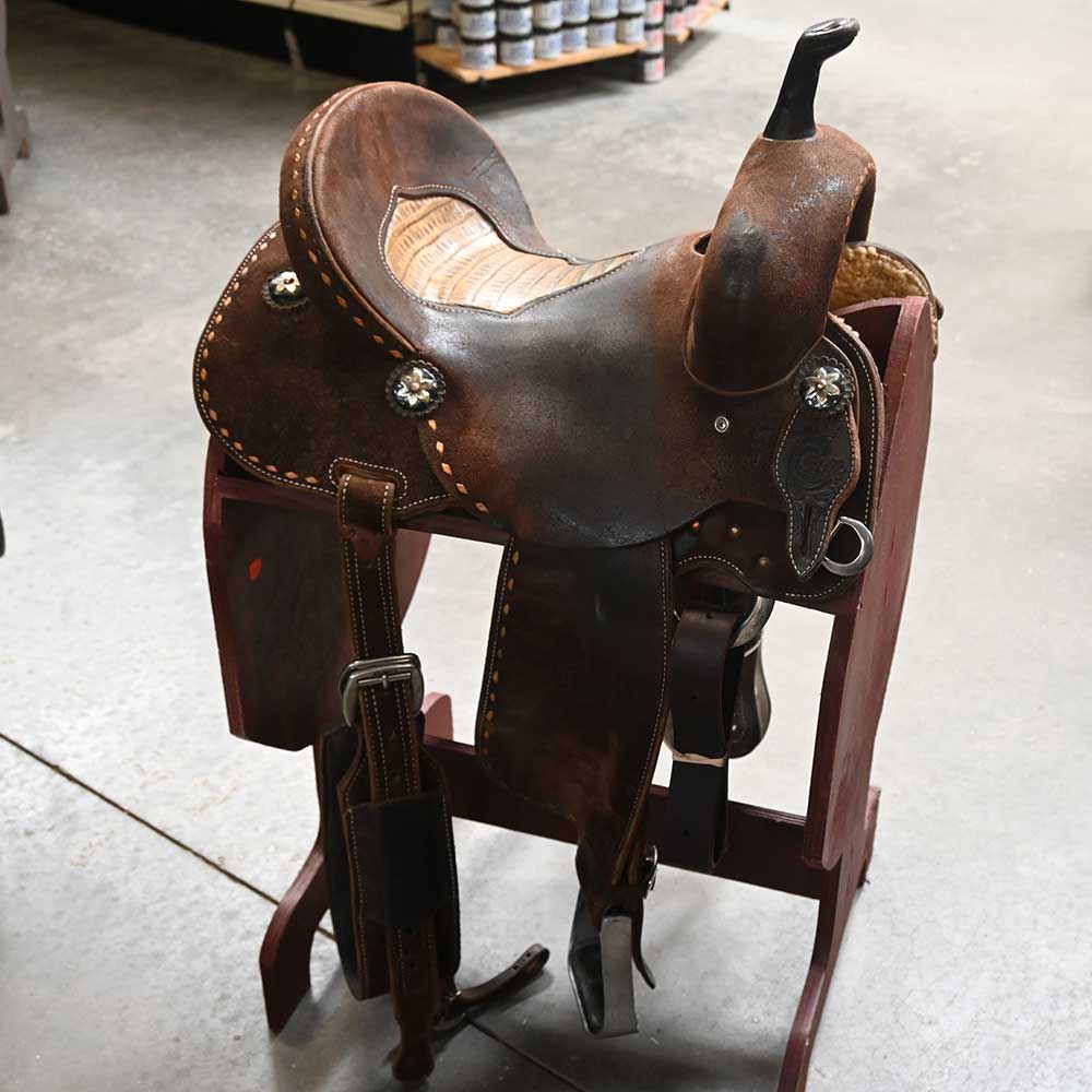 13.5" USED JEFF SMITH C3 BARREL SADDLE Saddles Jeff Smith