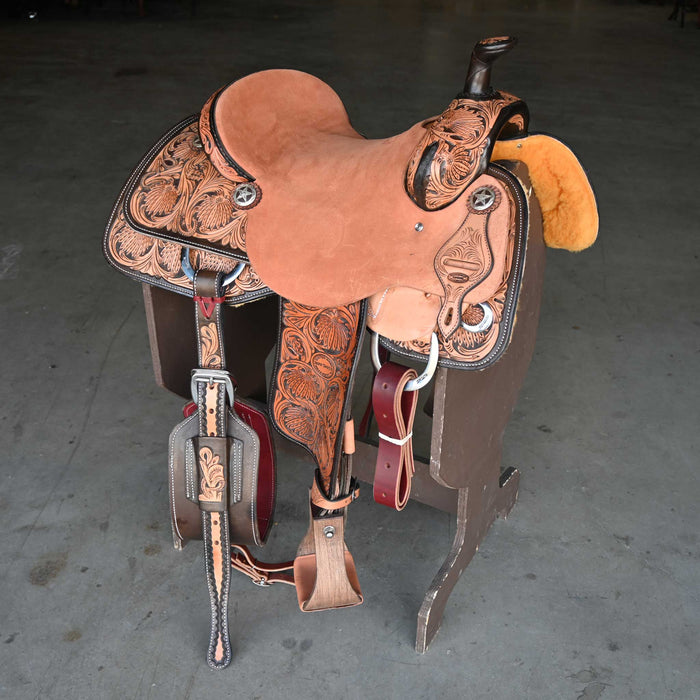 14.5" JEFF SMITH TEAM ROPING SADDLE