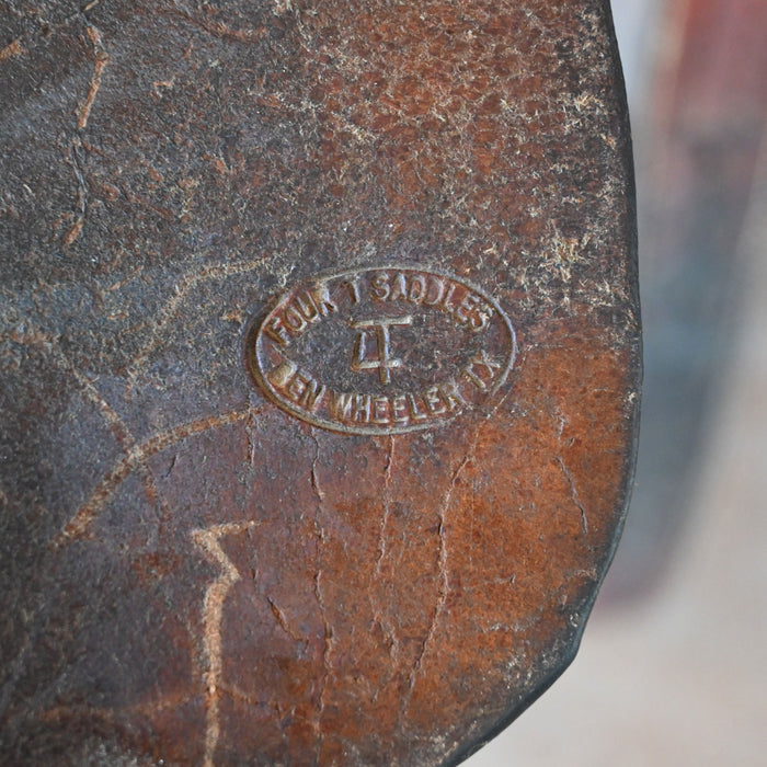 13" USED FOUR T BARREL SADDLE