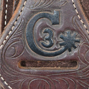 13.5" USED JEFF SMITH C3 BARREL SADDLE Saddles Jeff Smith