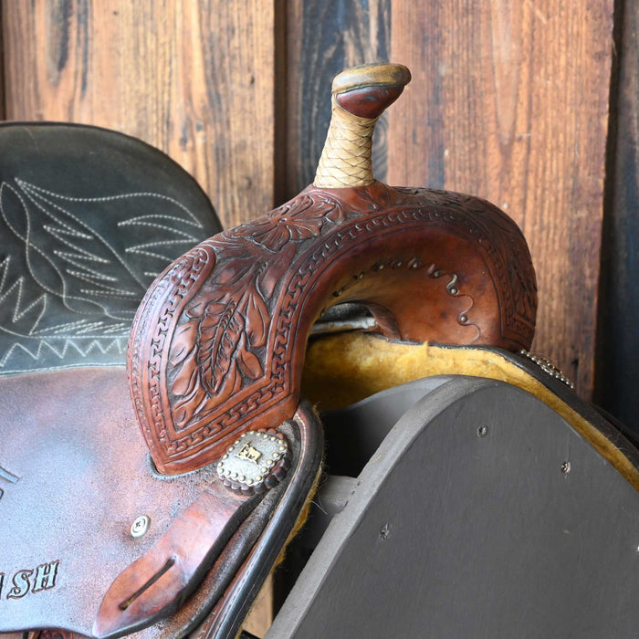 14" USED CORRIENTE BARREL SADDLE
