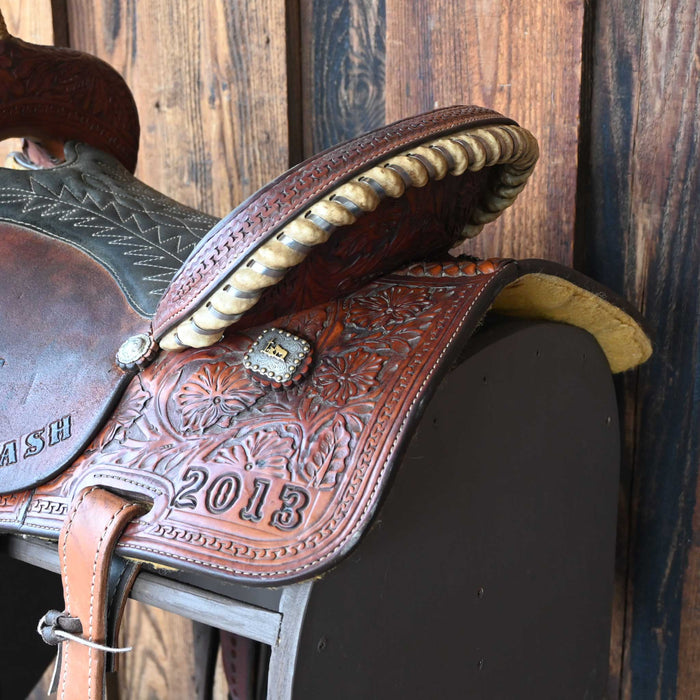 14" USED CORRIENTE BARREL SADDLE