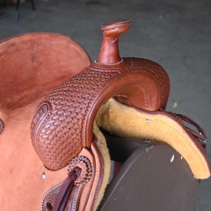 12.5" JEFF SMITH BUSTER WELCH JUNIOR CUTTING SADDLE Saddles - New Jeff Smith