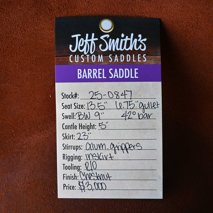 13.5" JEFF SMITH BARREL SADDLE