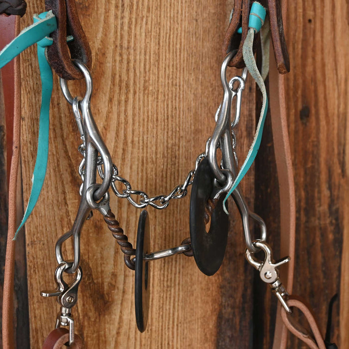Pro Choice Twisted Wire Dogbone Bridle Rig 4161