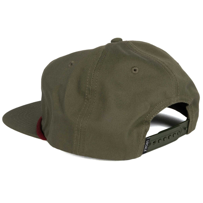 Teskey's Saddle Shop Rope Cap - Olive/Red