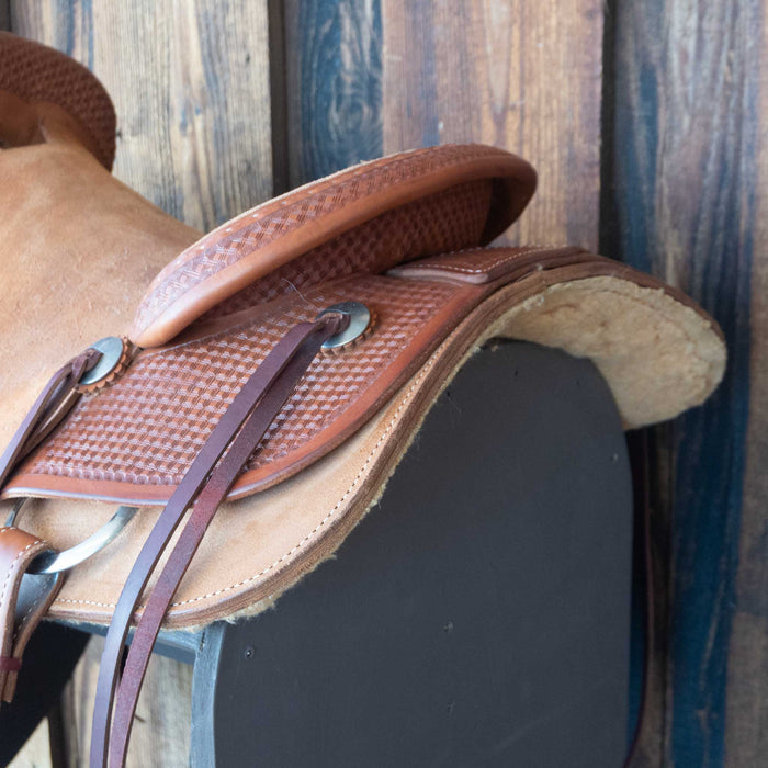 15.5" USED FORT WORTH RANCH CUTTER SADDLE
