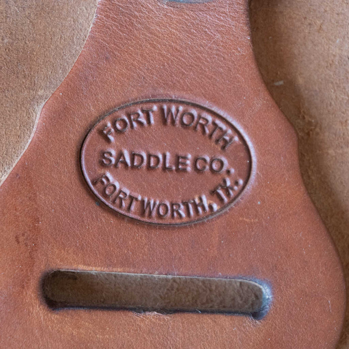 15.5" USED FORT WORTH RANCH CUTTER SADDLE