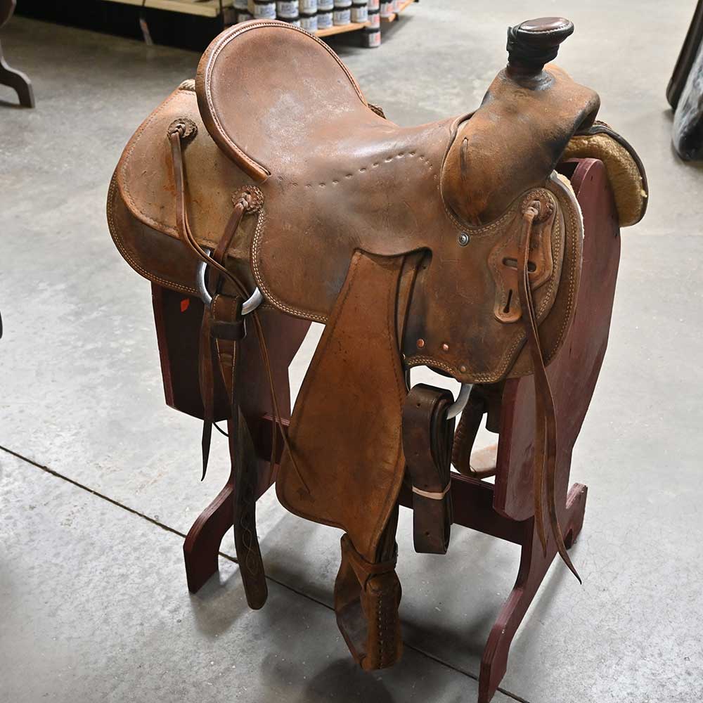 15.5" USED OLIVER RANCH SADDLE Saddles Oliver