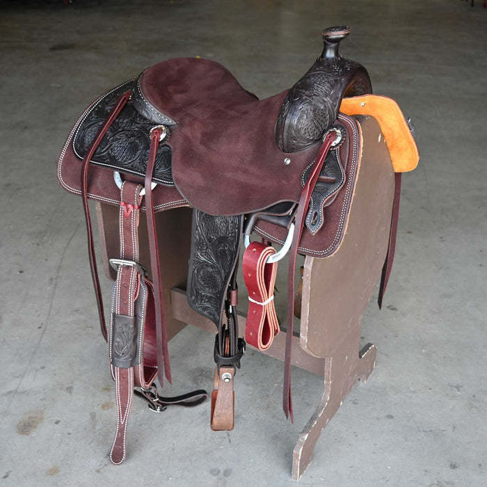 15" JEFF SMITH COW HORSE SADDLE