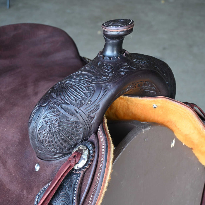15" JEFF SMITH COW HORSE SADDLE