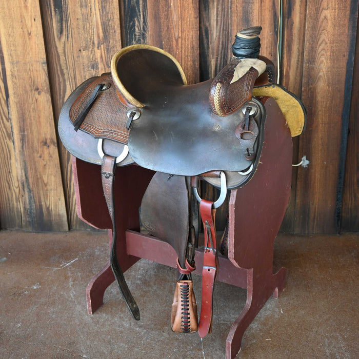 14.5" USED TESKEY'S RANCH SADDLE