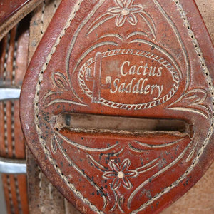 15.5" USED CACTUS RANCH SADDLE