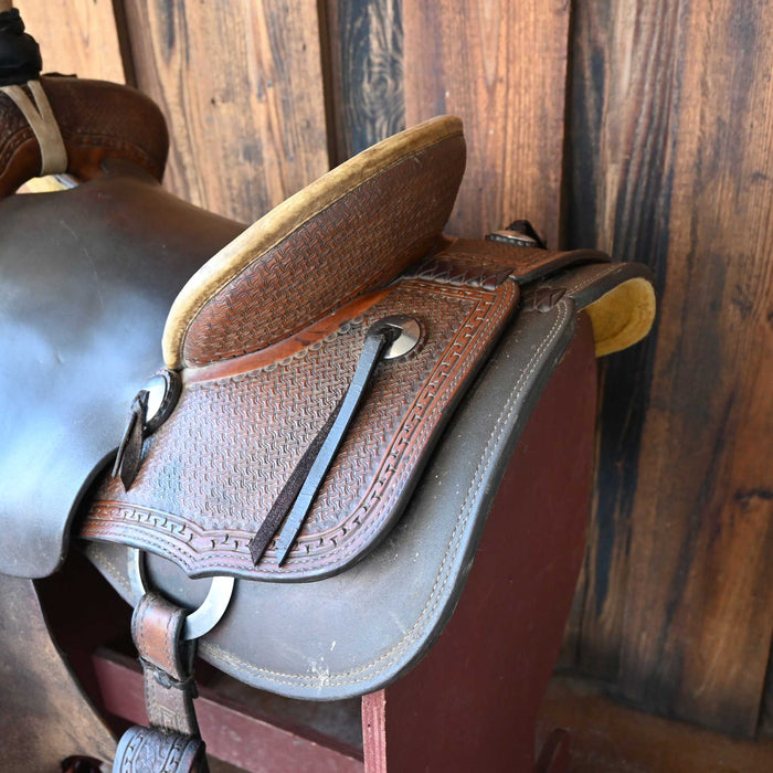 14.5" USED TESKEY'S RANCH SADDLE
