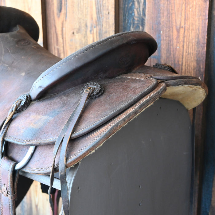 16" USED COWPUNCHER RANCH SADDLE