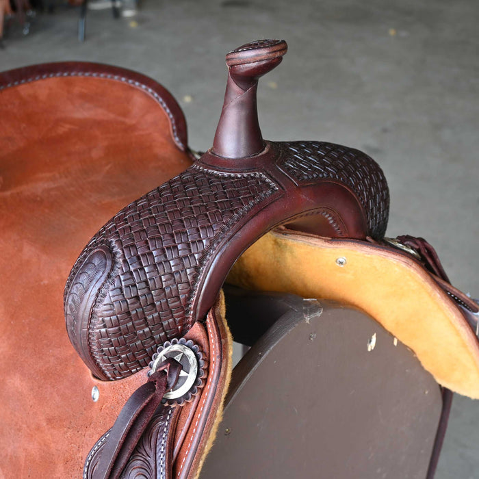 16.5" JEFF SMITH BUSTER WELCH CUTTING SADDLE