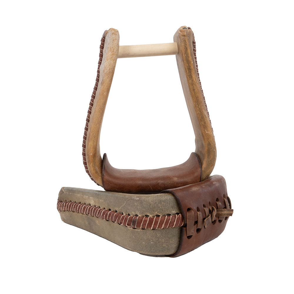 Used Rawhide Roper Stirrups Sale Barn Teskey's