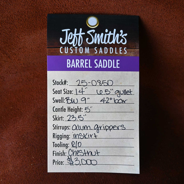 14" JEFF SMITH BARREL SADDLE