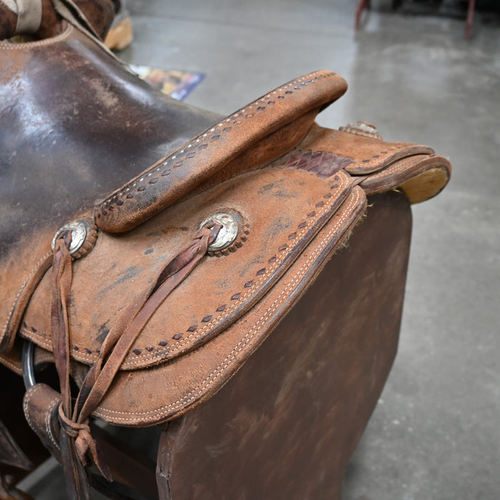 14.5" USED CACTUS RANCH SADDLE Saddles - Used CACTUS SADDLERY