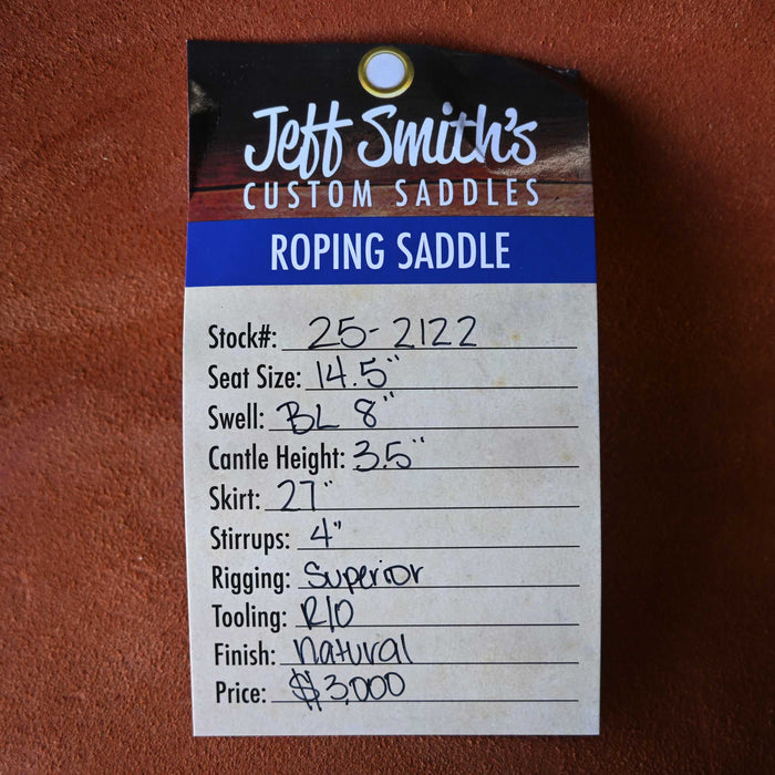 14.5" JEFF SMITH TEAM ROPING SADDLE